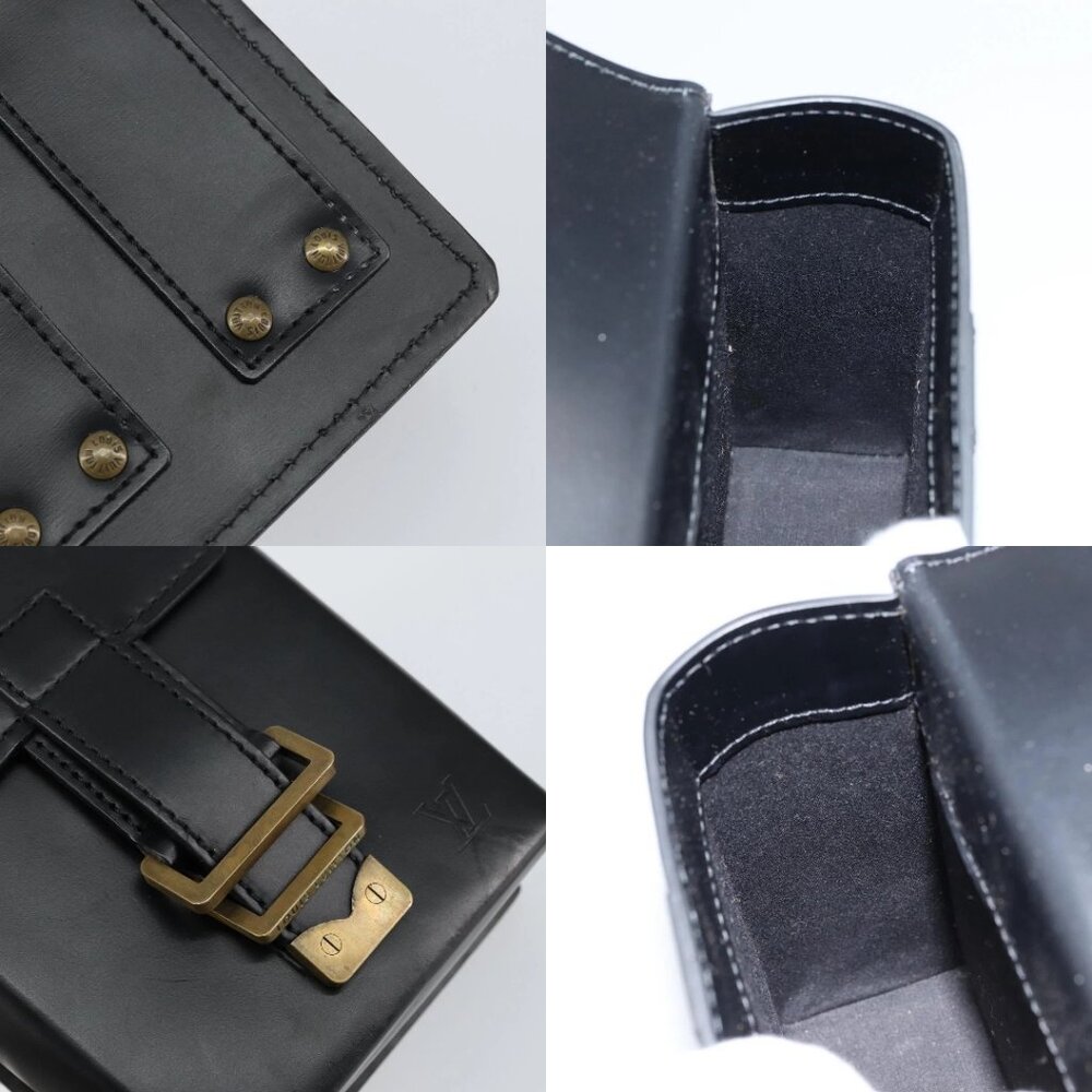 LOUIS VUITTON Pister Shoulder Bag Leather Black M92222 LV Auth bs31308 - Picture 14 of 14